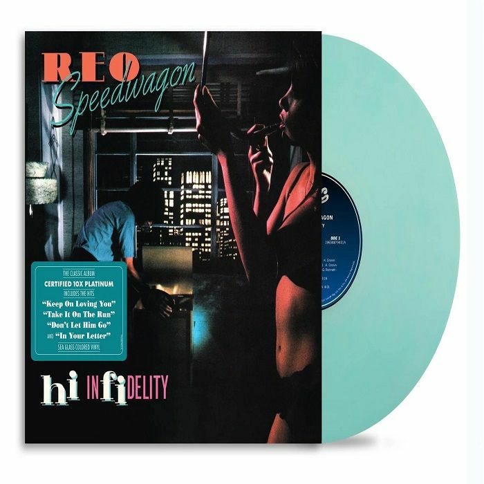 Hi Infidelity - Sea Glass Blue Vinyl LP vinyl record cover