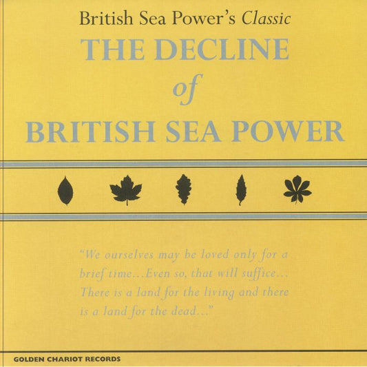 The Decline Of British Sea Power - Limited Edition Yellow Vinyl LP vinyl record cover