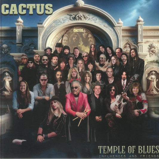 Temple Of Blues: Influences & Friends - Limited Edition Red Marbled Vinyl 2xLP vinyl record cover