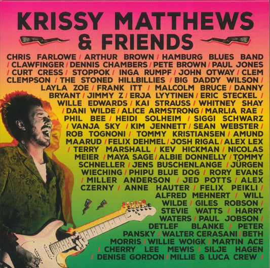 Krissy Matthews & Friends - 2xLP vinyl record cover