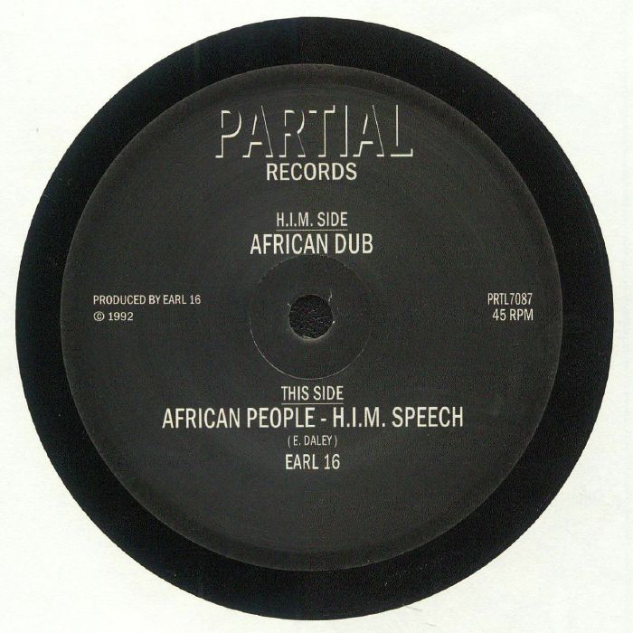 African People: HIM Speech - Vinyl Single vinyl record cover
