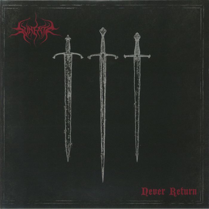 Never Return - Limited Edition Red Vinyl LP vinyl record cover