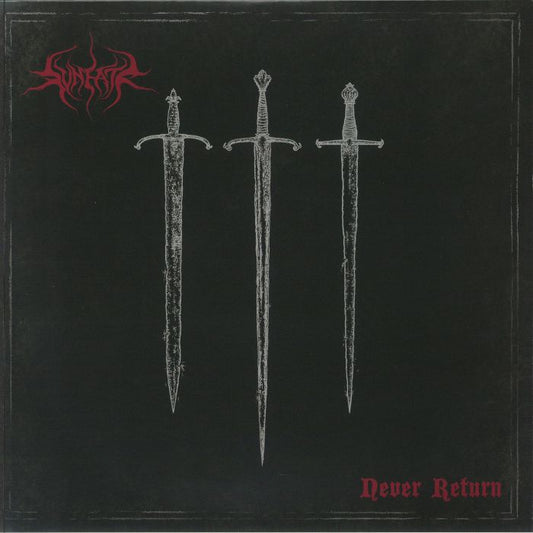 Never Return - Limited Edition Red Vinyl LP vinyl record cover