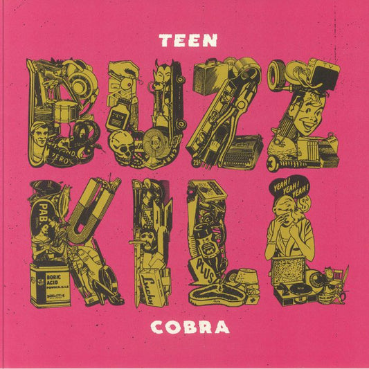 Buzzkill - Limited Edition Yellow Marbled Vinyl LP vinyl record cover