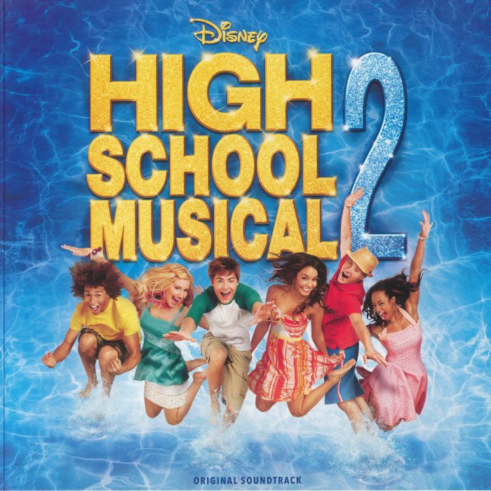 High School Musical 2 (Soundtrack) - Limited Edition Sky Blue Vinyl LP vinyl record cover