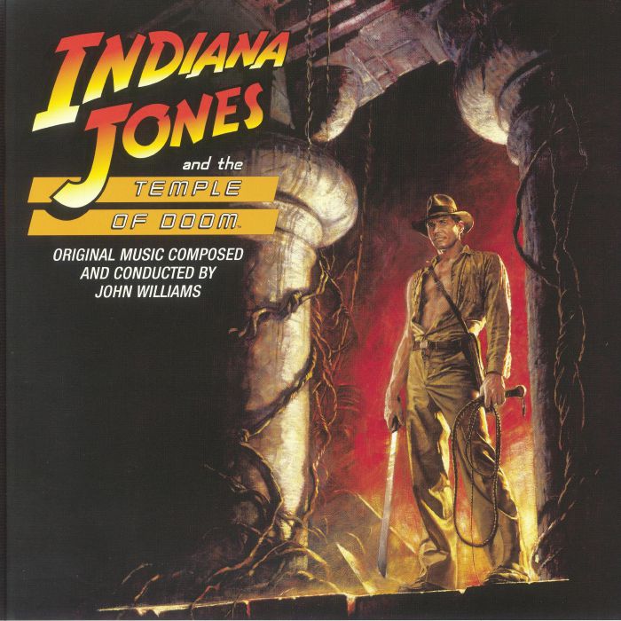 Indiana Jones & The Temple Of Doom (Soundtrack) - 2xLP vinyl record cover