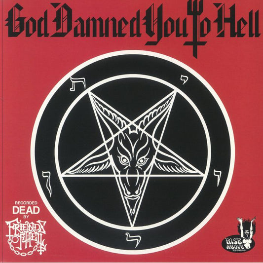 God Damned You To Hell - Vinyl LP vinyl record cover