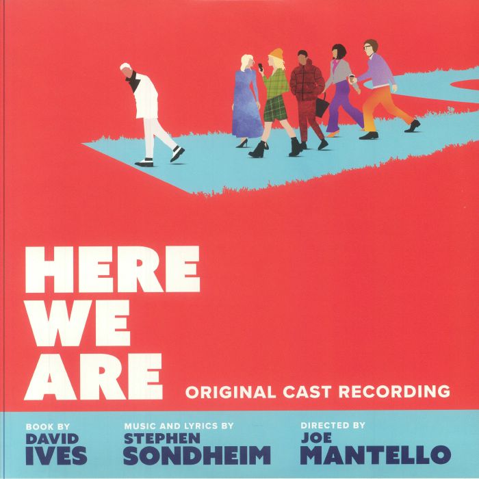 Here We Are (Original Cast Recording) - Baby Blue Vinyl 2xLP vinyl record cover