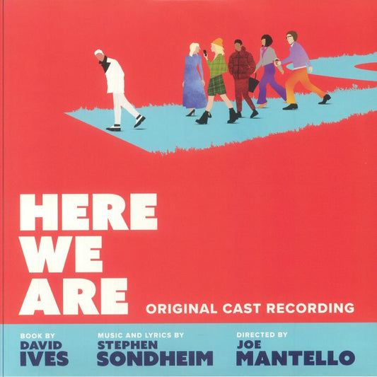 Here We Are (Original Cast Recording) - Baby Blue Vinyl 2xLP vinyl record cover
