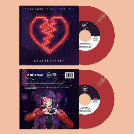 Heartbreaker - Red Vinyl Single vinyl record cover