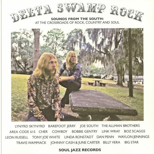 Delta Swamp Rock: Sounds From The South: At The Crossroads Of Rock Country & Soul - 2xLP vinyl record cover