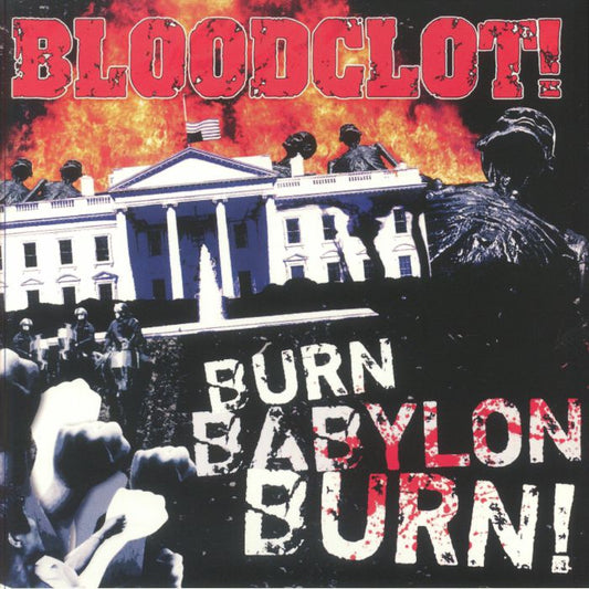 Burn Babylon Burn - Limited Edition Translucent Red Vinyl LP vinyl record cover