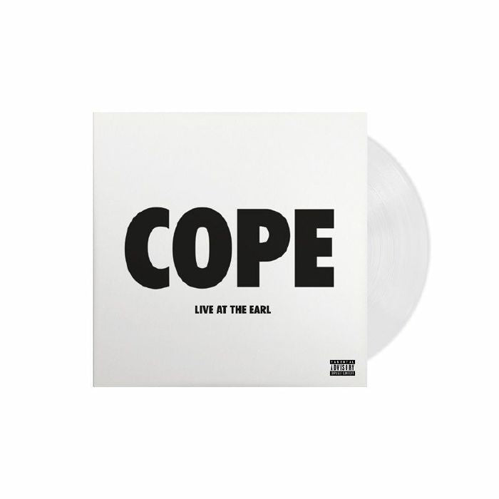 Cope: Live At The Earl - Limited Edition Clear Vinyl LP vinyl record cover