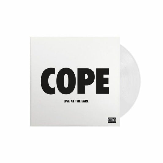 Cope: Live At The Earl - Limited Edition Clear Vinyl LP vinyl record cover