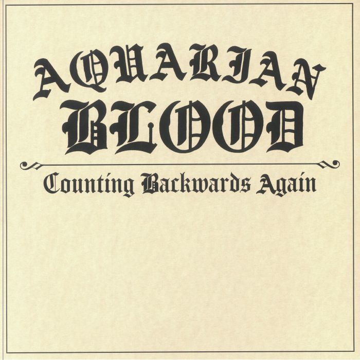 Counting Backwards Again - Vinyl LP vinyl record cover