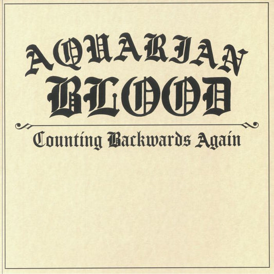 Counting Backwards Again - Vinyl LP vinyl record cover