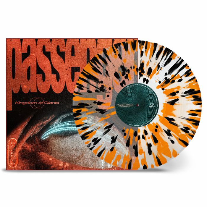 Passenger - Limited Edition Clear Black & Orange Splatter Vinyl LP vinyl record cover