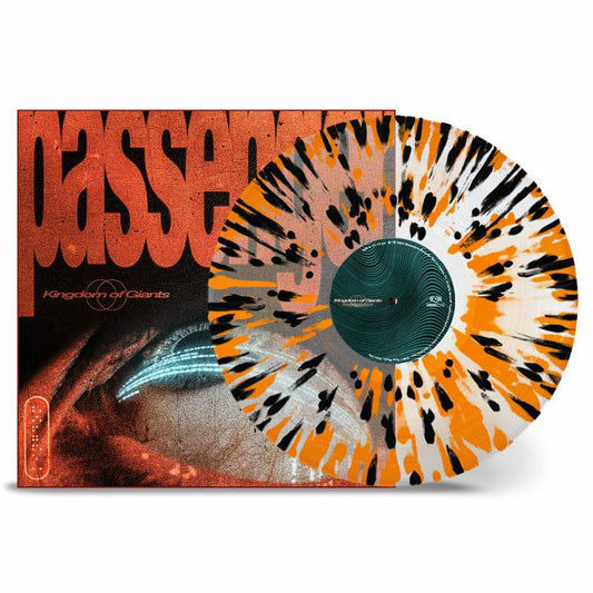 Passenger - Limited Edition Clear Black & Orange Splatter Vinyl LP vinyl record cover