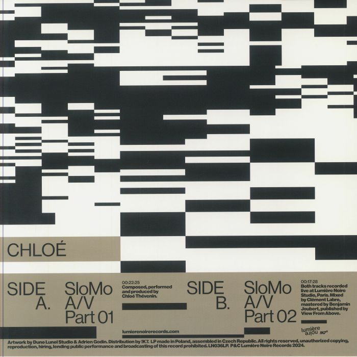 Slomo A/V - Vinyl LP vinyl record cover