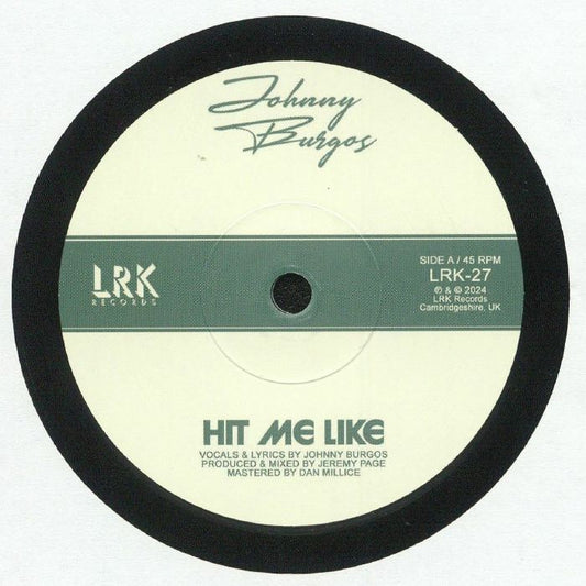 Hit Me Like - Vinyl Single vinyl record cover