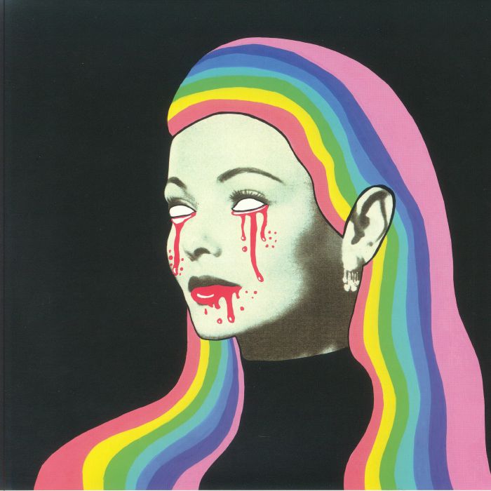 Airs Of Contempt & Derision - Blue & Pink Splattered Vinyl LP vinyl record cover