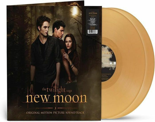 The Twilight Saga: New Moon (Soundtrack) - Gold Marbled Vinyl 2xLP vinyl record cover