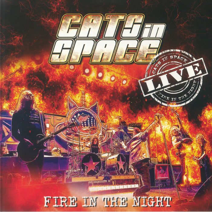 Fire In The Night: Live - Limited Edition White Vinyl 2xLP vinyl record cover