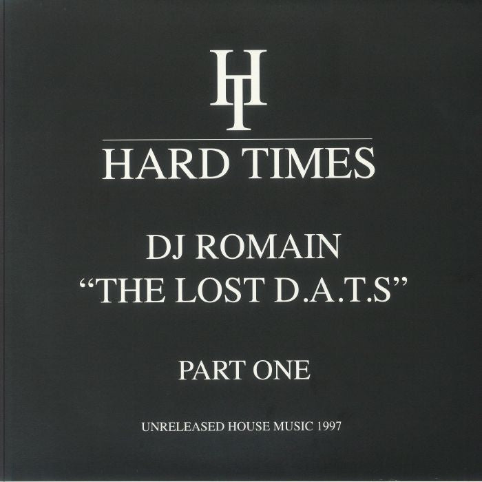 The Lost DATs Part One: Unreleased House Music 1997 - Vinyl EP vinyl record cover