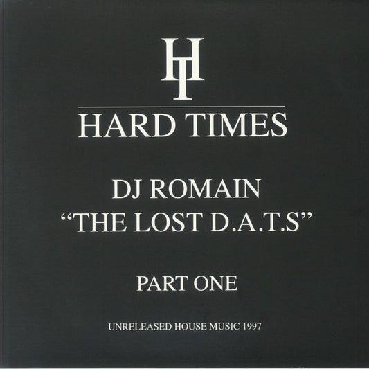 The Lost DATs Part One: Unreleased House Music 1997 - Vinyl EP vinyl record cover