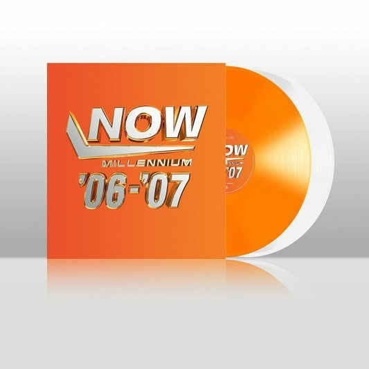 NOW Millennium 2006-2007 - Orange & White Vinyl 2xLP vinyl record cover