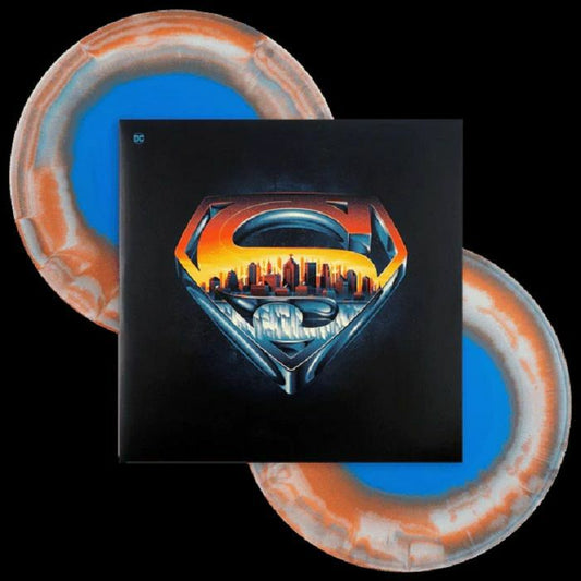 Superman: The Movie (Soundtrack) - Metropolis Swirl Vinyl 2xLP Box Set vinyl record cover