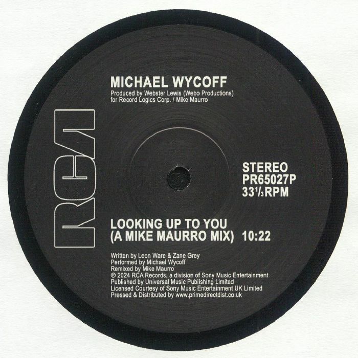 Looking Up To You (A Mike Maurro mix) - Vinyl Single vinyl record cover