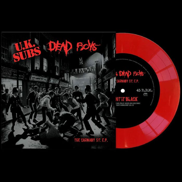 The Carnaby St EP - Limited Edition Red Vinyl EP vinyl record cover