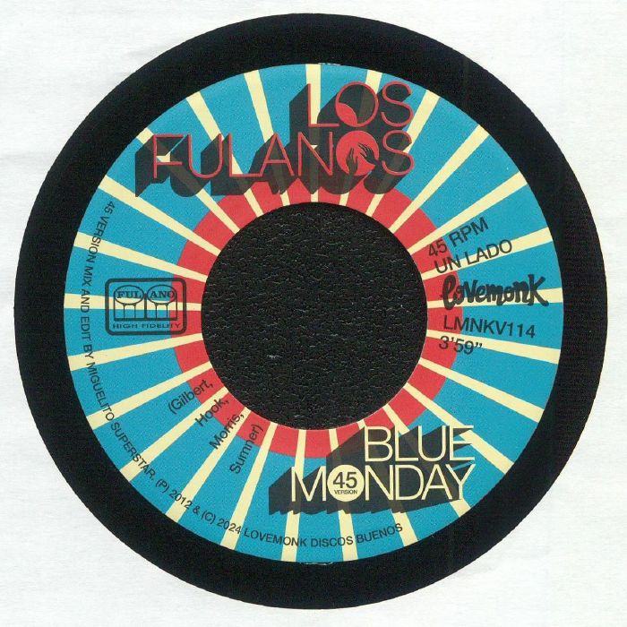 Blue Monday - Vinyl Single vinyl record cover