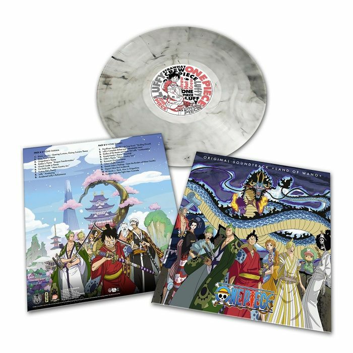One Piece: Land Of Wano - Grey Marbled Vinyl LP vinyl record cover