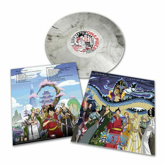 One Piece: Land Of Wano - Grey Marbled Vinyl LP vinyl record cover