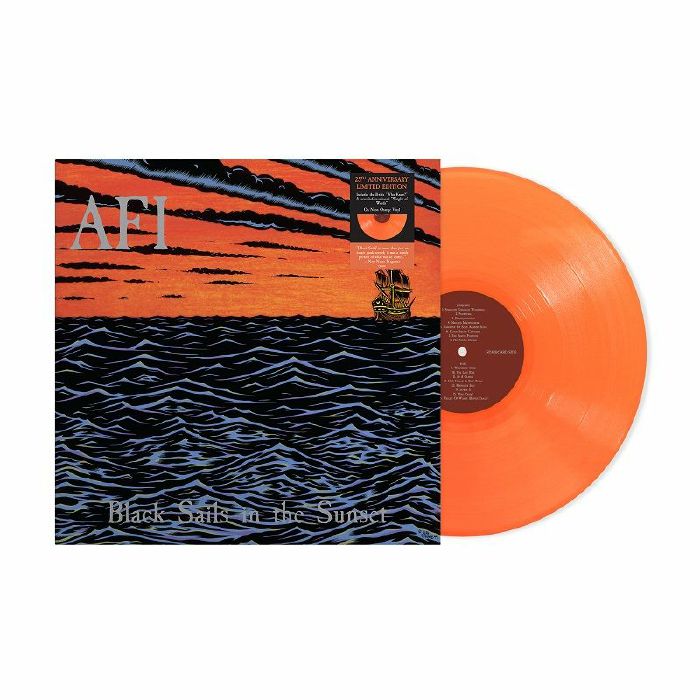 Black Sails In The Sunset - Limited Edition Neon Orange Vinyl LP vinyl record cover