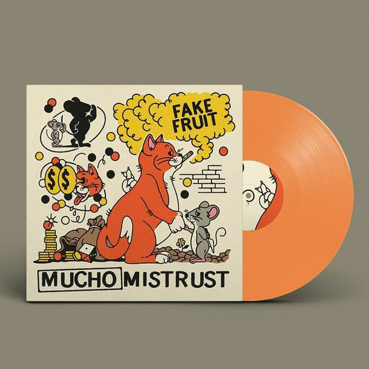Mucho Mistrust - Limited Edition Orange Vinyl LP vinyl record cover