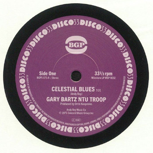 Celestial Blues - Vinyl Single vinyl record cover