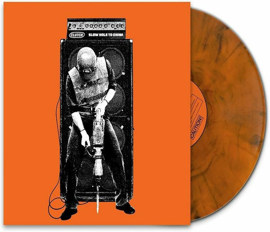 Slow Hole To China - Orange Smoke Vinyl LP vinyl record cover