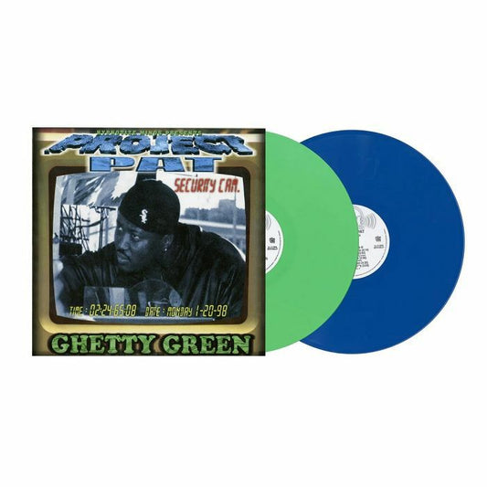Ghetty Green - Green & Blue Vinyl 2xLP vinyl record cover