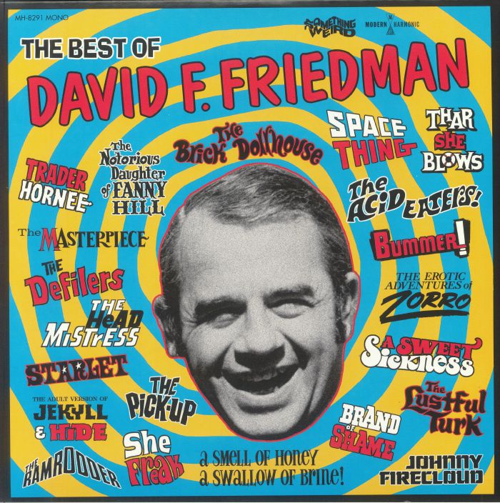The Best Of David F Friedman - Vinyl LP + DVD vinyl record cover