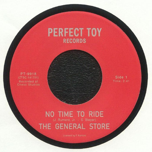 No Time To Ride - Vinyl Single vinyl record cover