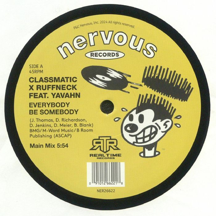 Everybody Be Somebody - Vinyl Single vinyl record cover