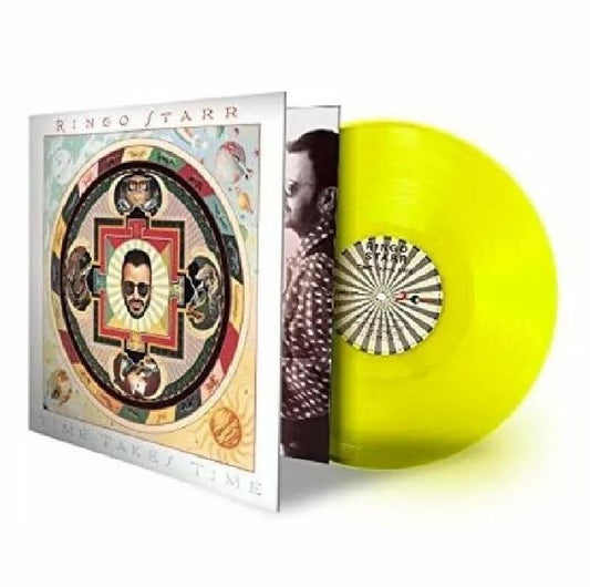 Time Takes Time - Limited Edition Translucent Yellow Vinyl LP vinyl record cover