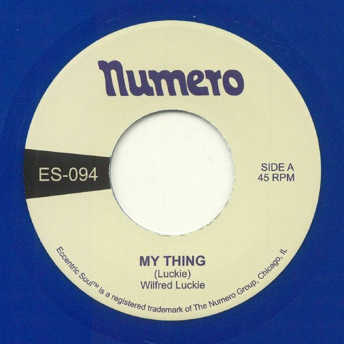 My Thing - Blue Vinyl Single vinyl record cover