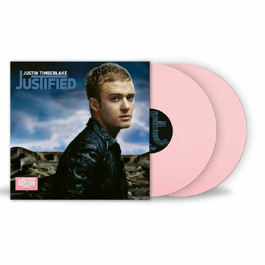 Justified - Rose Pink Vinyl 2xLP vinyl record cover