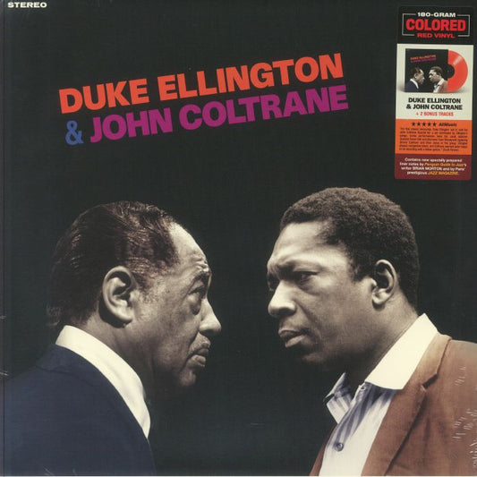 Duke Ellington & John Coltrane - Red Vinyl LP vinyl record cover