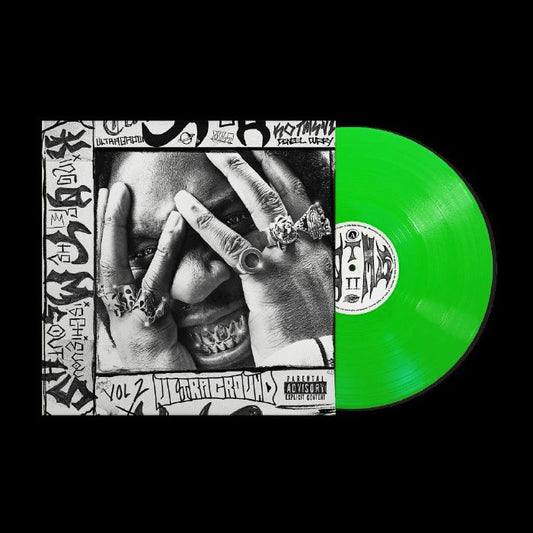 King Of The Mischievous South Vol 2 - Neon Green Vinyl LP vinyl record cover