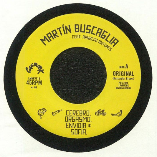 Cerebro, Orgasmo, Envidia & Sofia - Vinyl Single vinyl record cover